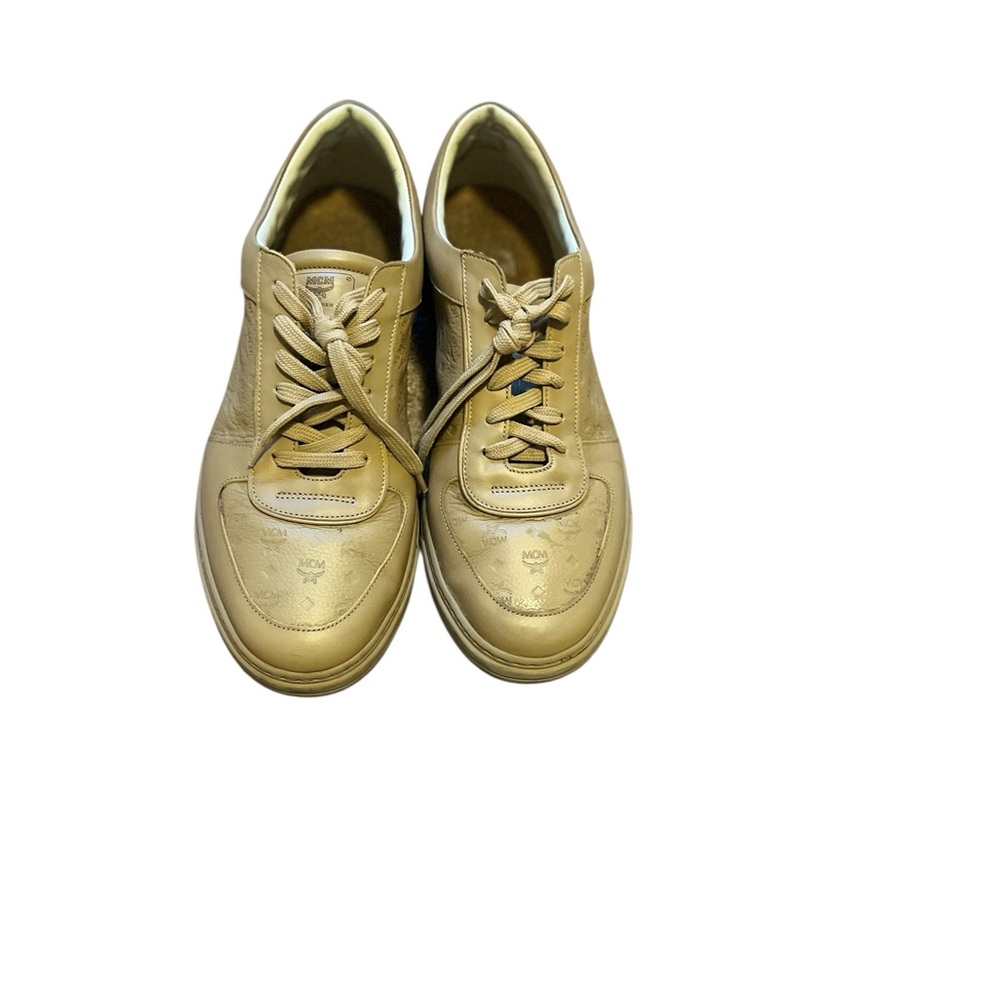 MCM Gold Sneakers